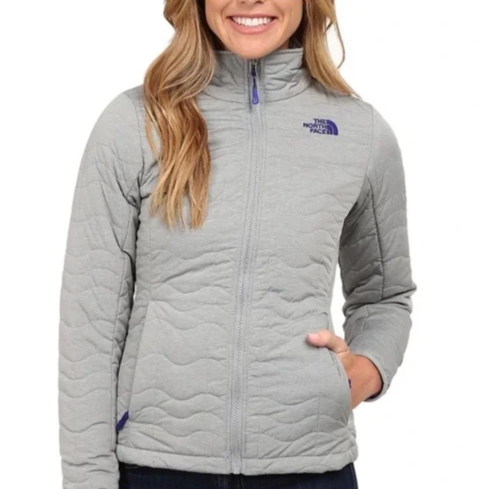 The North Face Bombay Light Gray Quilted Jacket
